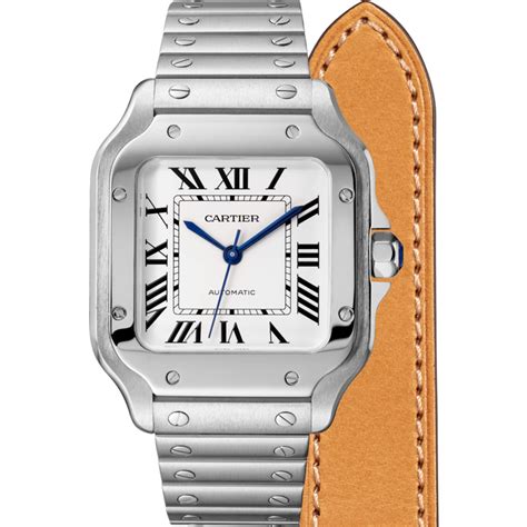 cartier santos medio|santos de cartier price.